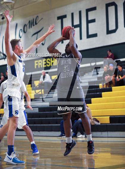 Thumbnail 3 in New Trier vs North Canyon (Horizon Holiday Hoops) photogallery.
