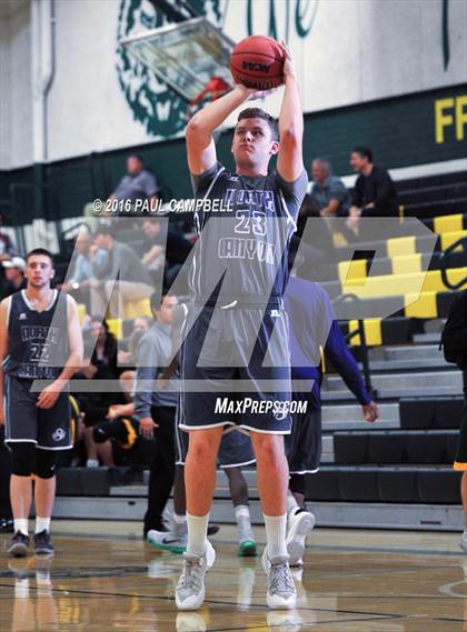 Thumbnail 3 in New Trier vs North Canyon (Horizon Holiday Hoops) photogallery.