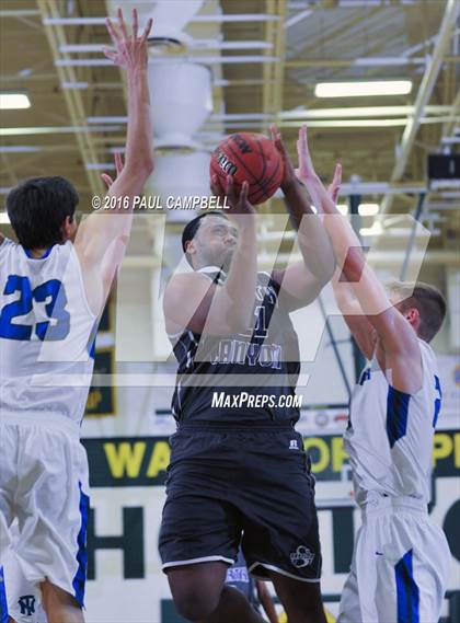 Thumbnail 1 in New Trier vs North Canyon (Horizon Holiday Hoops) photogallery.