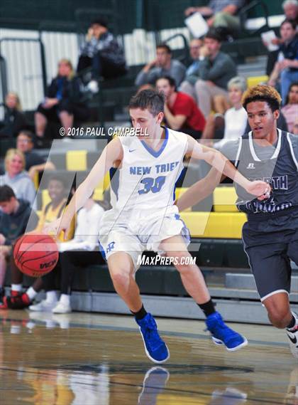 Thumbnail 2 in New Trier vs North Canyon (Horizon Holiday Hoops) photogallery.