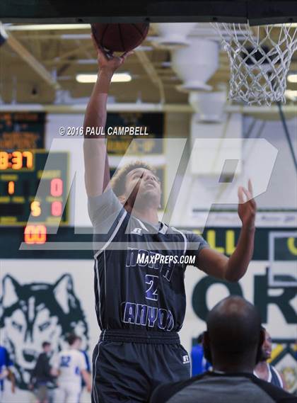 Thumbnail 2 in New Trier vs North Canyon (Horizon Holiday Hoops) photogallery.
