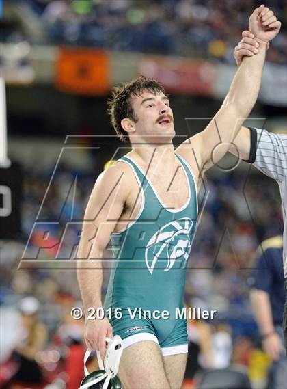Thumbnail 3 in WIAA 3A 160 LB Championship photogallery.