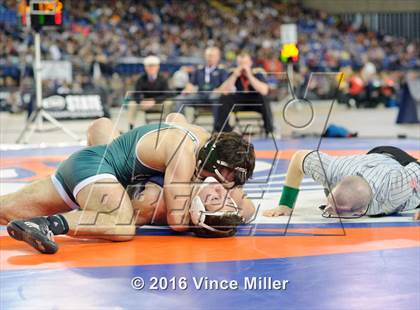 Thumbnail 2 in WIAA 3A 160 LB Championship photogallery.