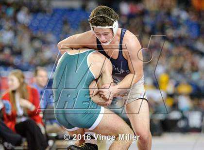 Thumbnail 2 in WIAA 3A 160 LB Championship photogallery.
