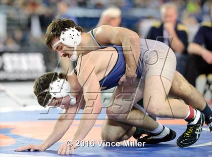 Thumbnail 3 in WIAA 3A 160 LB Championship photogallery.