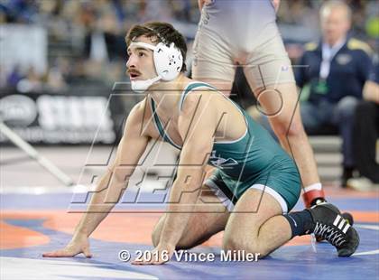 Thumbnail 3 in WIAA 3A 160 LB Championship photogallery.