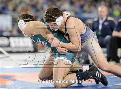 Thumbnail 1 in WIAA 3A 160 LB Championship photogallery.