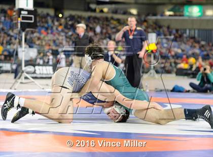Thumbnail 2 in WIAA 3A 160 LB Championship photogallery.