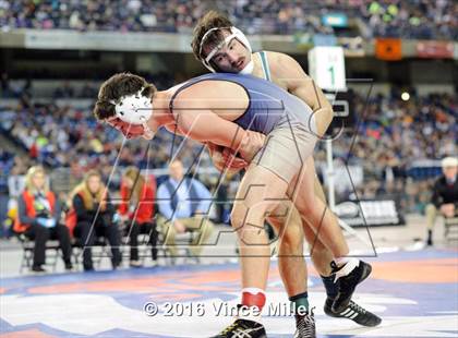 Thumbnail 3 in WIAA 3A 160 LB Championship photogallery.