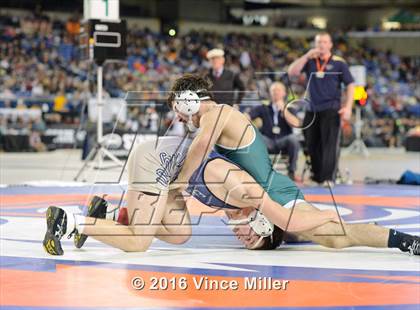 Thumbnail 1 in WIAA 3A 160 LB Championship photogallery.