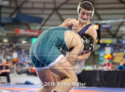 Thumbnail 2 in WIAA 3A 160 LB Championship photogallery.