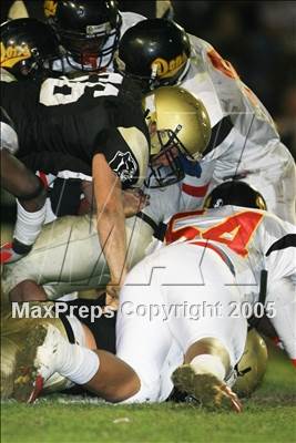Thumbnail 1 in Dominguez @ Peninsula (Section Playoffs) photogallery.