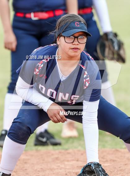 Thumbnail 1 in Coronado vs Salome (Chandler Prep Softball Classic) photogallery.
