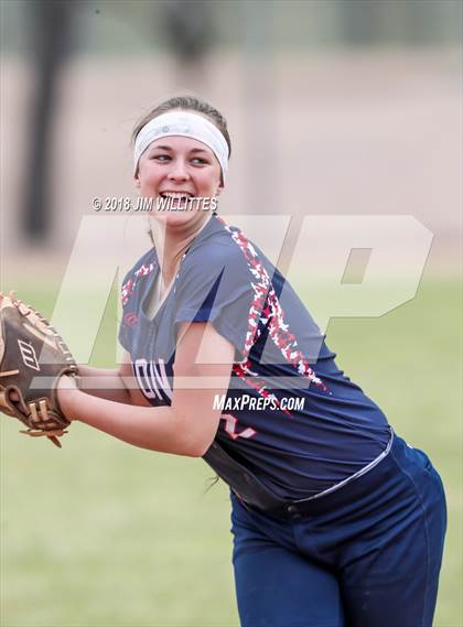 Thumbnail 3 in Coronado vs Salome (Chandler Prep Softball Classic) photogallery.