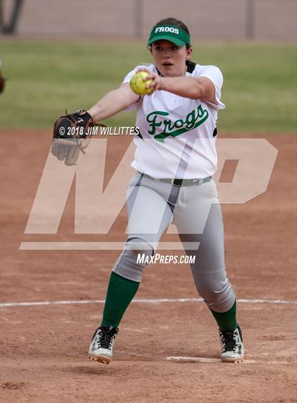 Thumbnail 2 in Coronado vs Salome (Chandler Prep Softball Classic) photogallery.