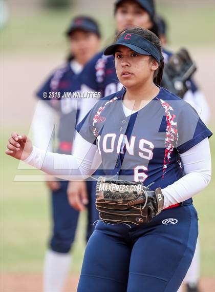 Thumbnail 1 in Coronado vs Salome (Chandler Prep Softball Classic) photogallery.