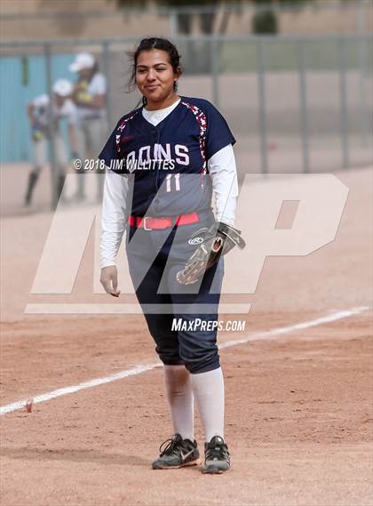 Thumbnail 3 in Coronado vs Salome (Chandler Prep Softball Classic) photogallery.