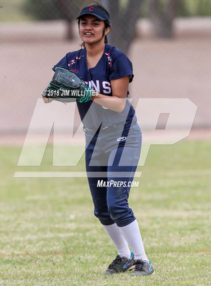 Thumbnail 1 in Coronado vs Salome (Chandler Prep Softball Classic) photogallery.