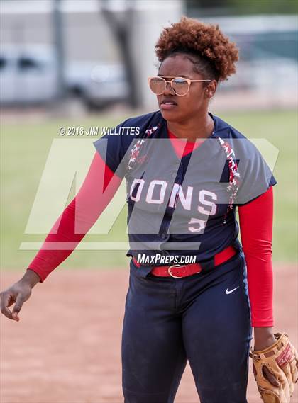 Thumbnail 1 in Coronado vs Salome (Chandler Prep Softball Classic) photogallery.