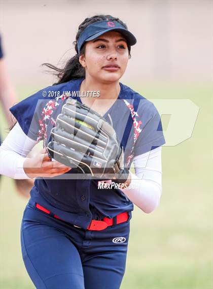 Thumbnail 1 in Coronado vs Salome (Chandler Prep Softball Classic) photogallery.