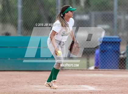 Thumbnail 2 in Coronado vs Salome (Chandler Prep Softball Classic) photogallery.