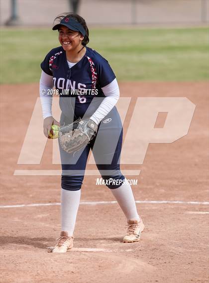 Thumbnail 3 in Coronado vs Salome (Chandler Prep Softball Classic) photogallery.