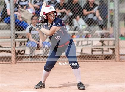 Thumbnail 2 in Coronado vs Salome (Chandler Prep Softball Classic) photogallery.