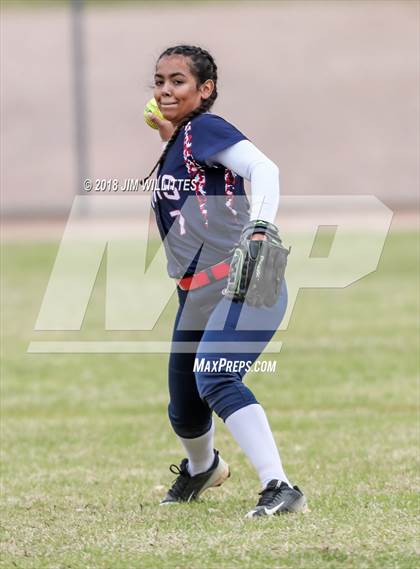 Thumbnail 1 in Coronado vs Salome (Chandler Prep Softball Classic) photogallery.
