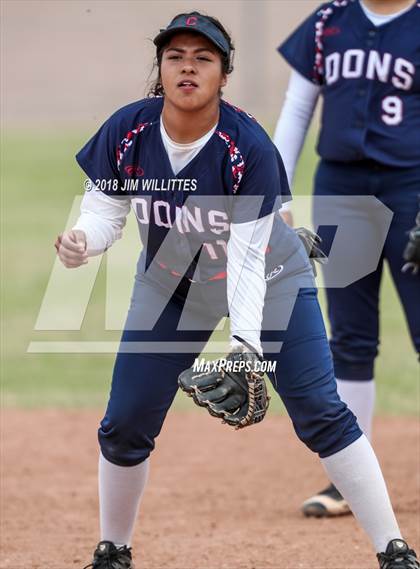 Thumbnail 3 in Coronado vs Salome (Chandler Prep Softball Classic) photogallery.