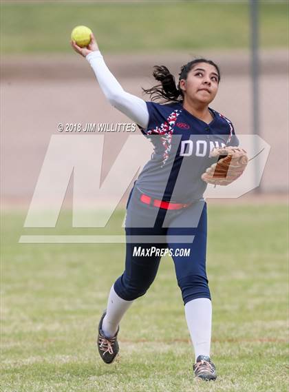 Thumbnail 1 in Coronado vs Salome (Chandler Prep Softball Classic) photogallery.
