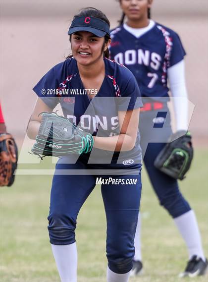 Thumbnail 2 in Coronado vs Salome (Chandler Prep Softball Classic) photogallery.