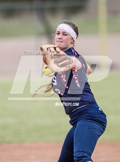 Thumbnail 2 in Coronado vs Salome (Chandler Prep Softball Classic) photogallery.