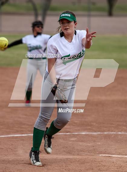 Thumbnail 1 in Coronado vs Salome (Chandler Prep Softball Classic) photogallery.