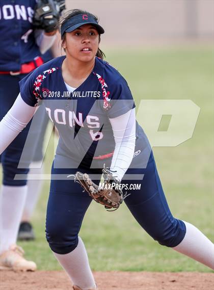 Thumbnail 2 in Coronado vs Salome (Chandler Prep Softball Classic) photogallery.