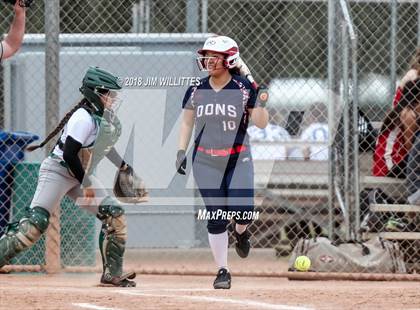 Thumbnail 3 in Coronado vs Salome (Chandler Prep Softball Classic) photogallery.
