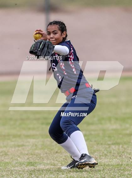 Thumbnail 2 in Coronado vs Salome (Chandler Prep Softball Classic) photogallery.