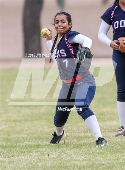 Thumbnail 3 in Coronado vs Salome (Chandler Prep Softball Classic) photogallery.