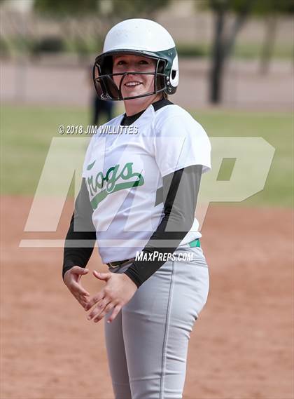 Thumbnail 2 in Coronado vs Salome (Chandler Prep Softball Classic) photogallery.