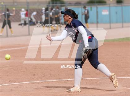 Thumbnail 3 in Coronado vs Salome (Chandler Prep Softball Classic) photogallery.