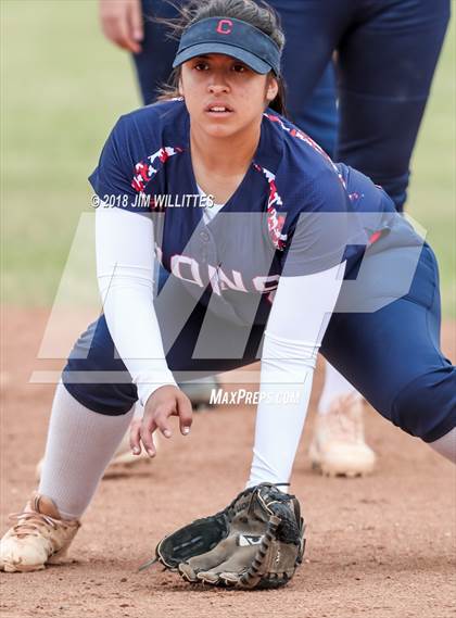 Thumbnail 2 in Coronado vs Salome (Chandler Prep Softball Classic) photogallery.