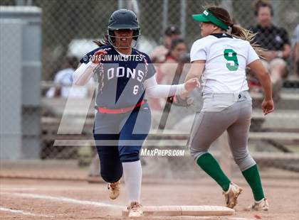 Thumbnail 1 in Coronado vs Salome (Chandler Prep Softball Classic) photogallery.