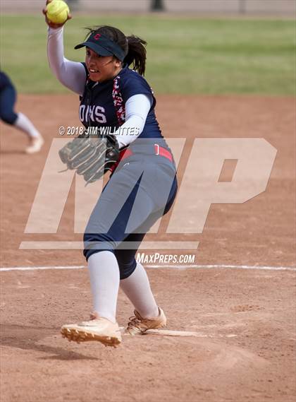 Thumbnail 1 in Coronado vs Salome (Chandler Prep Softball Classic) photogallery.