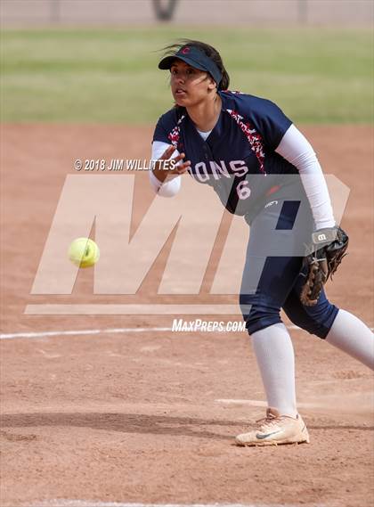 Thumbnail 2 in Coronado vs Salome (Chandler Prep Softball Classic) photogallery.