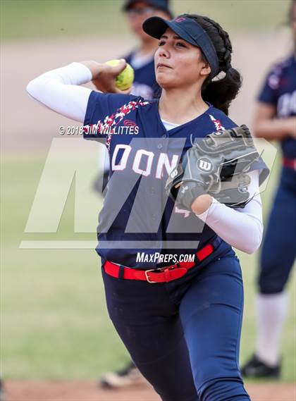 Thumbnail 2 in Coronado vs Salome (Chandler Prep Softball Classic) photogallery.