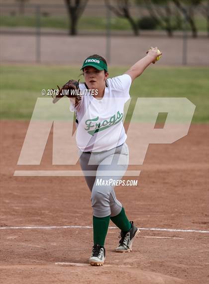 Thumbnail 1 in Coronado vs Salome (Chandler Prep Softball Classic) photogallery.