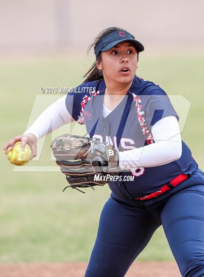 Thumbnail 3 in Coronado vs Salome (Chandler Prep Softball Classic) photogallery.