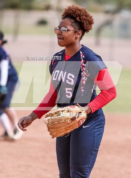 Thumbnail 2 in Coronado vs Salome (Chandler Prep Softball Classic) photogallery.