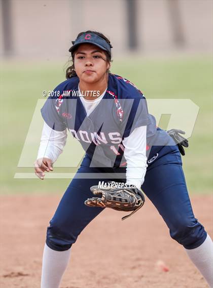 Thumbnail 1 in Coronado vs Salome (Chandler Prep Softball Classic) photogallery.