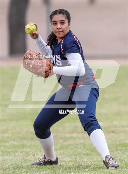 Thumbnail 1 in Coronado vs Salome (Chandler Prep Softball Classic) photogallery.