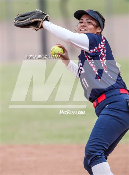 Thumbnail 3 in Coronado vs Salome (Chandler Prep Softball Classic) photogallery.